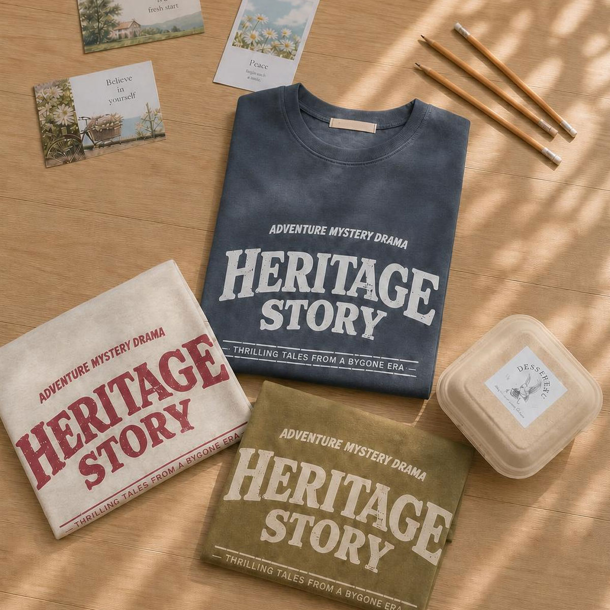 Heritage Print Short T-shirts