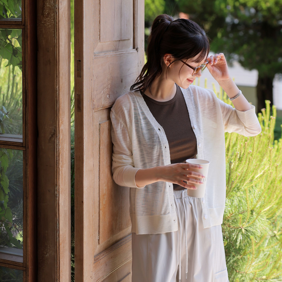 UV Protection V-Neck Summer Cardigan