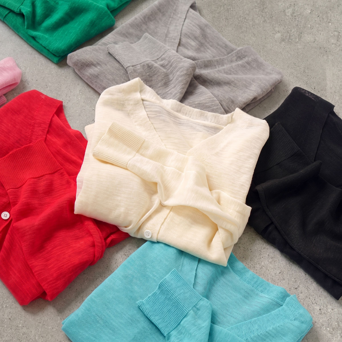 UV Protection V-Neck Summer Cardigan