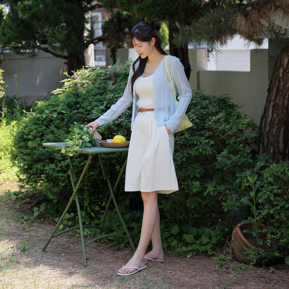 Wavy Sci-fi knit cardigan