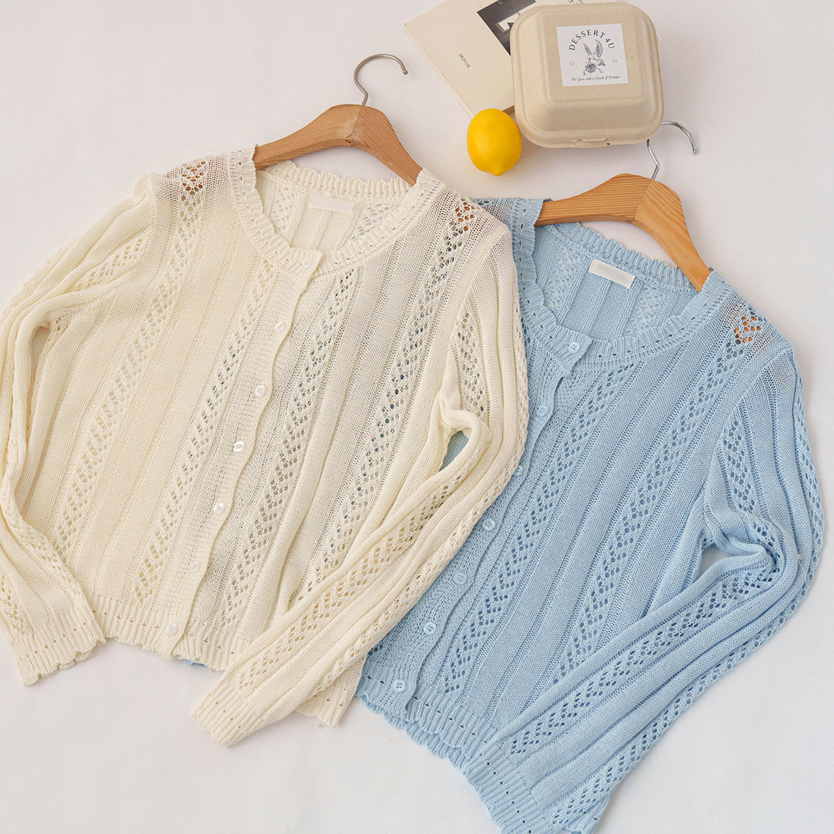 Wavy Sci-fi knit cardigan