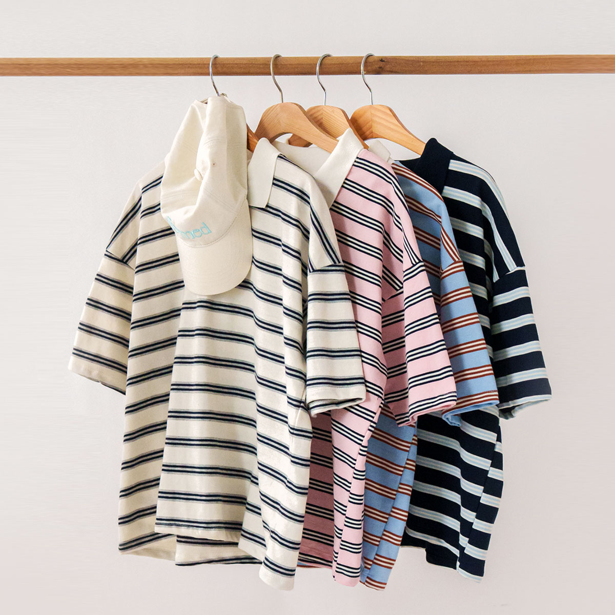 Color Pop striped t-shirt