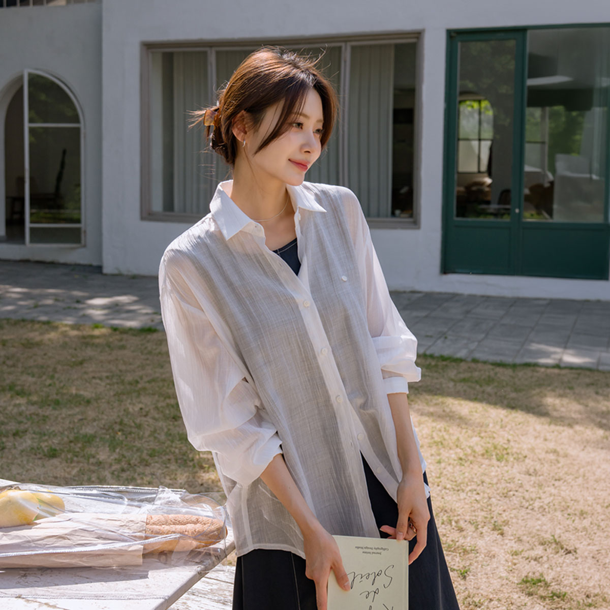Lyocell Air see-through shirt
