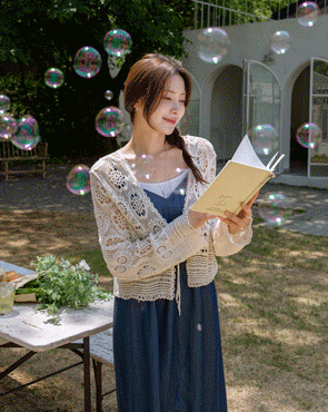 Summer Crochet Lace Cardigan