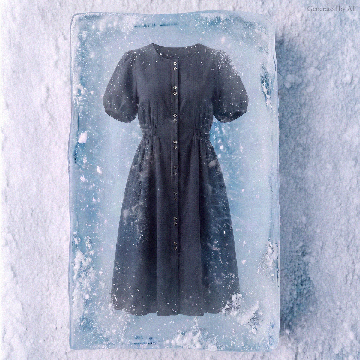  <b>[Made]</b> Seeersucker Cooling Dress