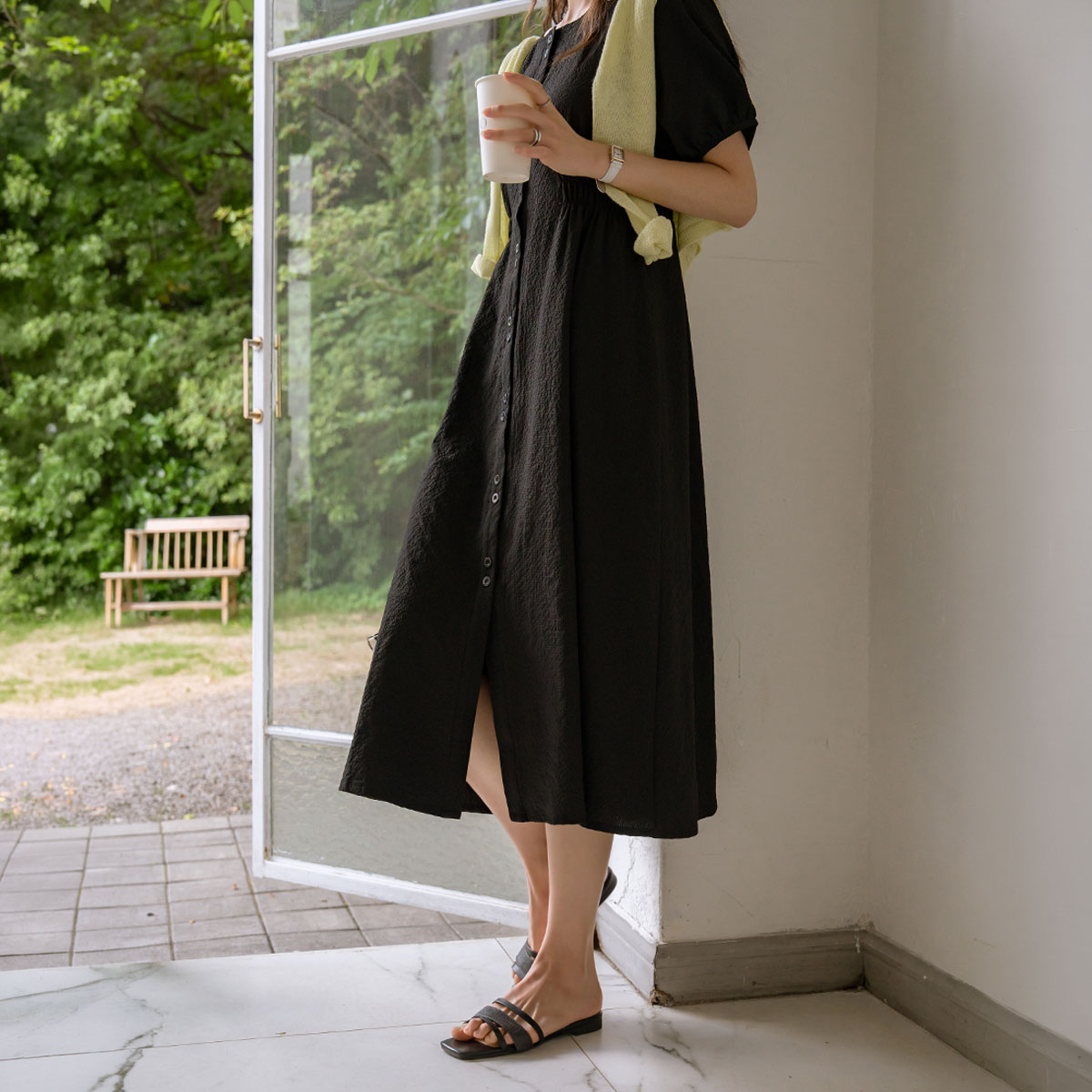  <b>[Made]</b> Seeersucker Cooling Dress