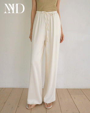 <b>[Limited Time Sale]</b> <b>[Extra Length/Wrinkle-Free][Made]</b> Flowy Light Elastic Wide Slacks
