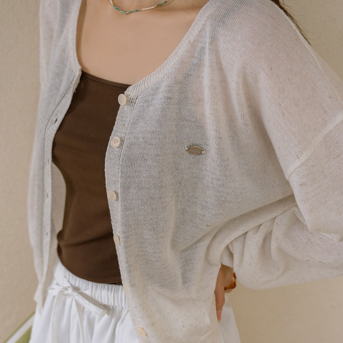 Today Cooling Linen Summer Cardigan