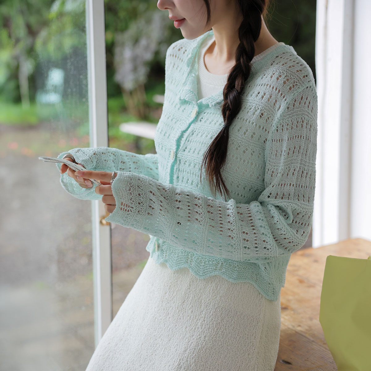 Summer Wave Sci-fi Cardigan
