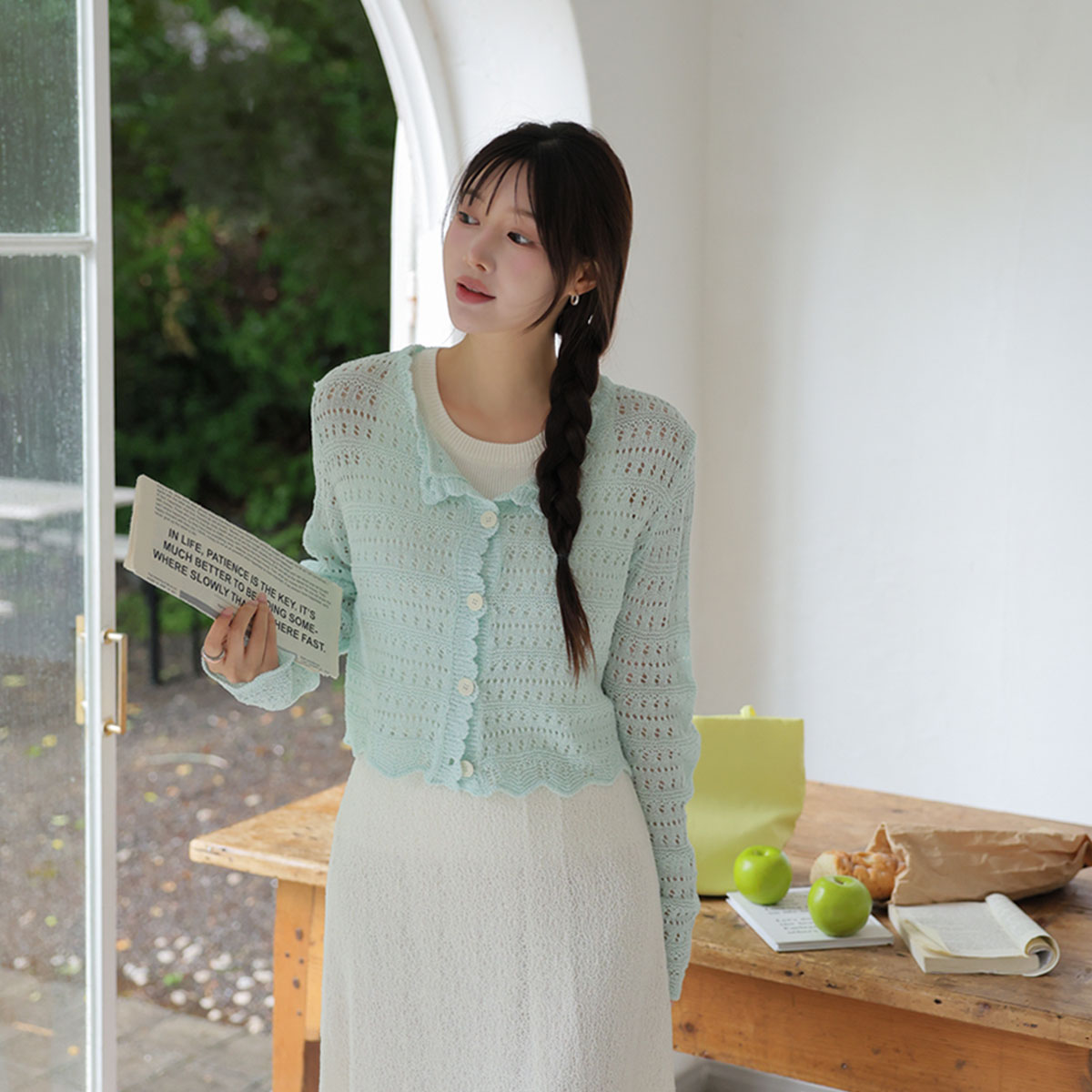 Summer Wave Sci-fi Cardigan
