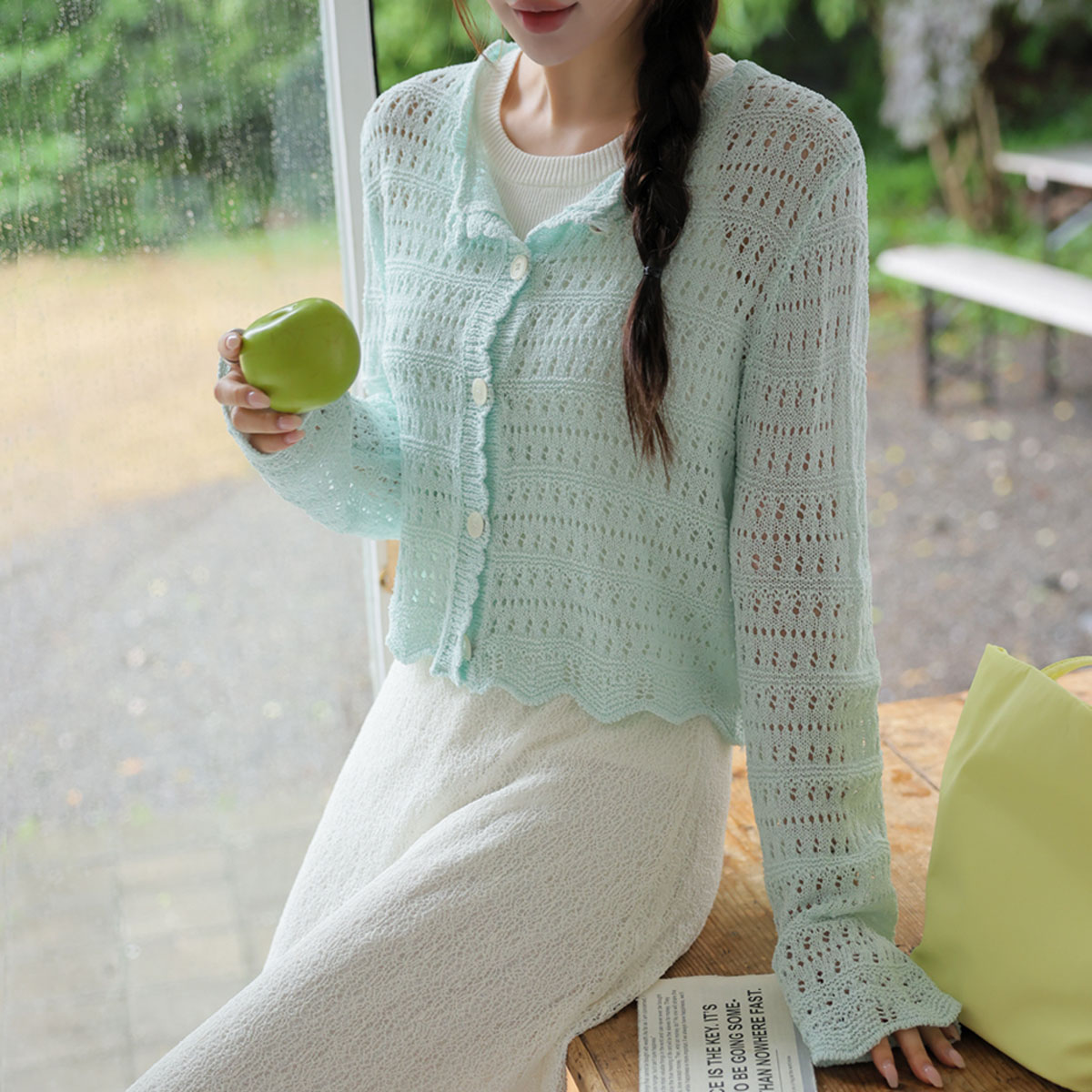 Summer Wave Sci-fi Cardigan
