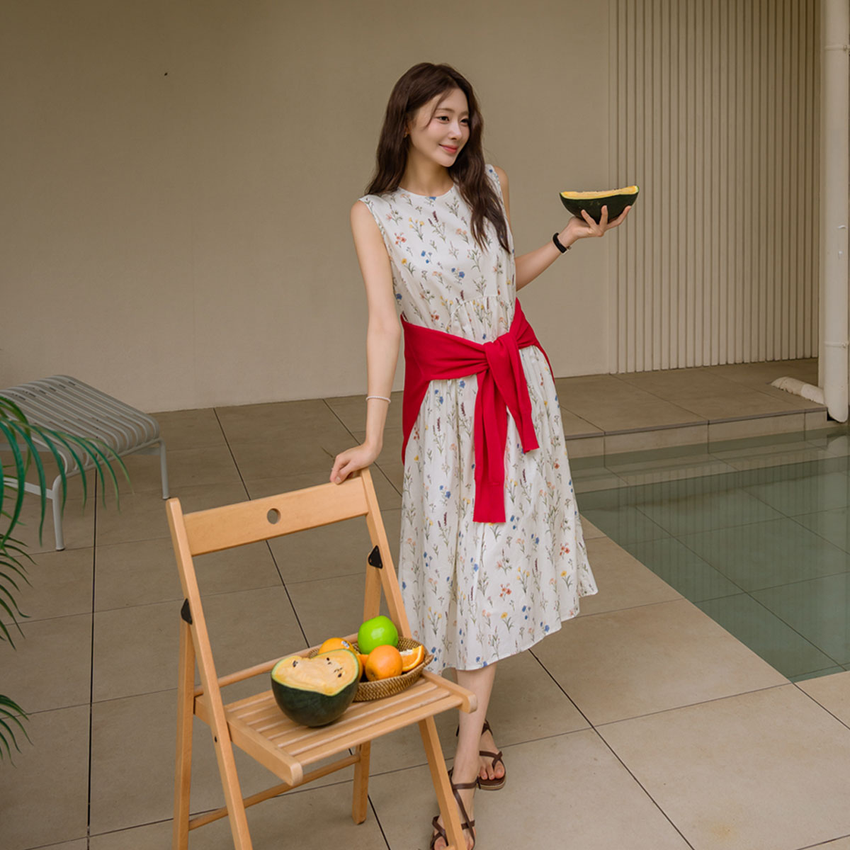 <b>[Limited Time Discount]</b> Flower Some Long One Piece