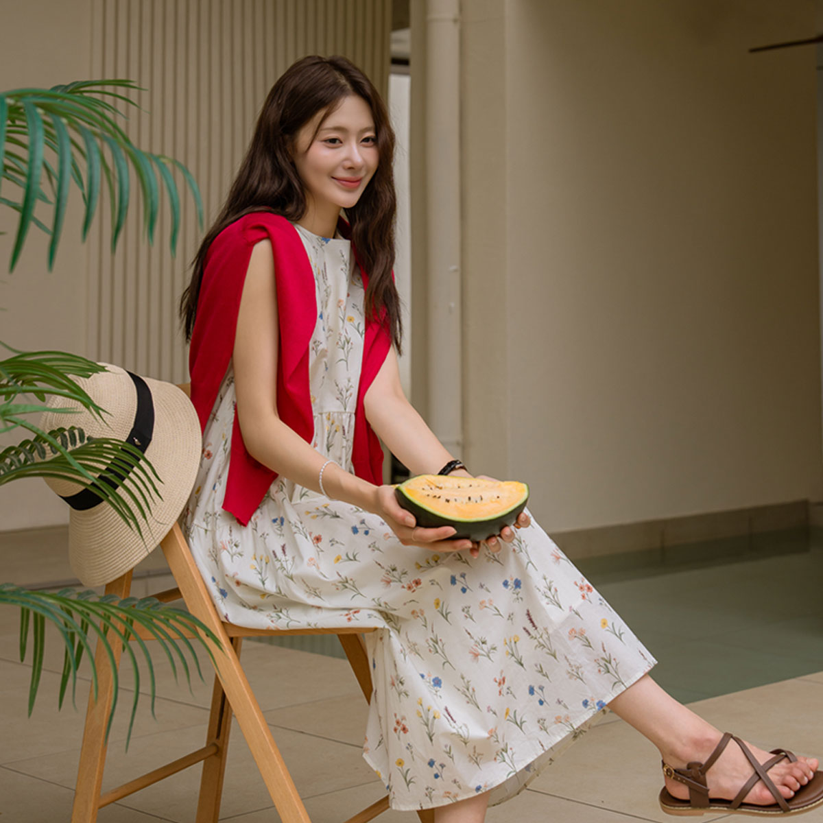 <b>[Limited Time Discount]</b> Flower Some Long One Piece