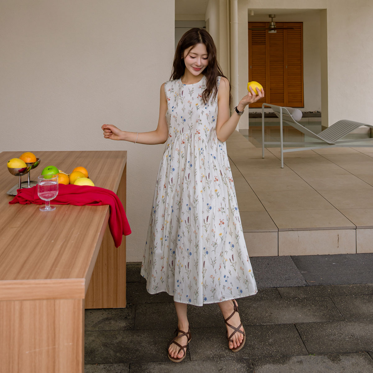 <b>[Limited Time Discount]</b> Flower Some Long One Piece