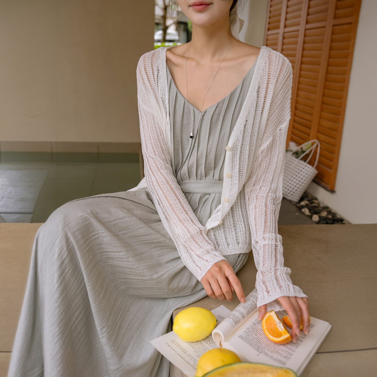 <b>[Limited Time Sale]</b> Summer Net Delicate See-through Cardigan