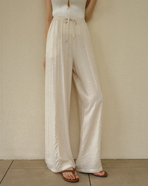 <b>[Limited Time Sale]</b> Cooling Front Cut Elastic Waist Pants