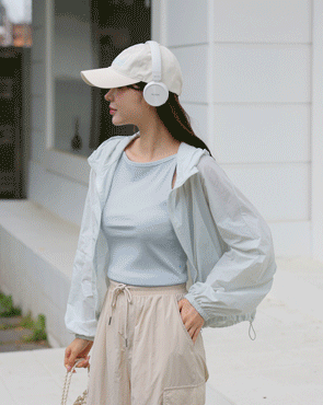 Pouch Set Cooling Windbreaker Jacket