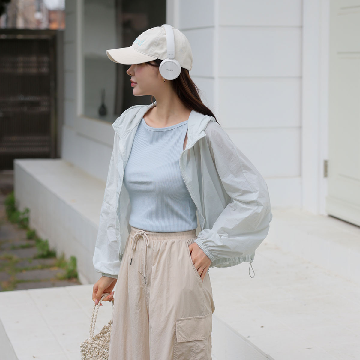 Pouch Set Cooling Windbreaker Jacket