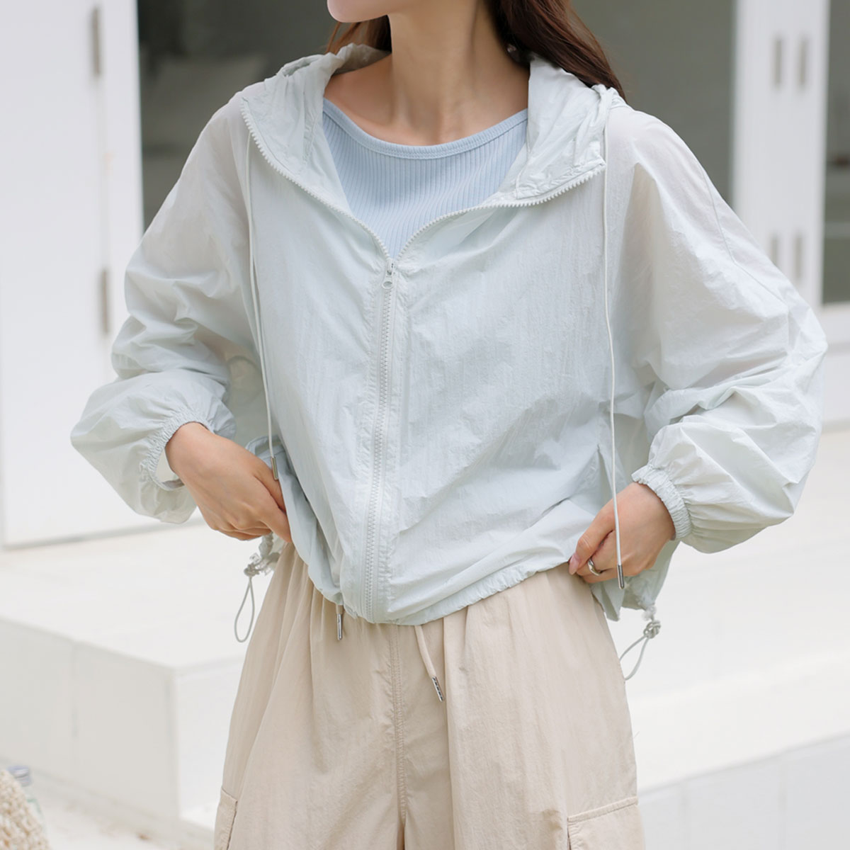 Pouch Set Cooling Windbreaker Jacket