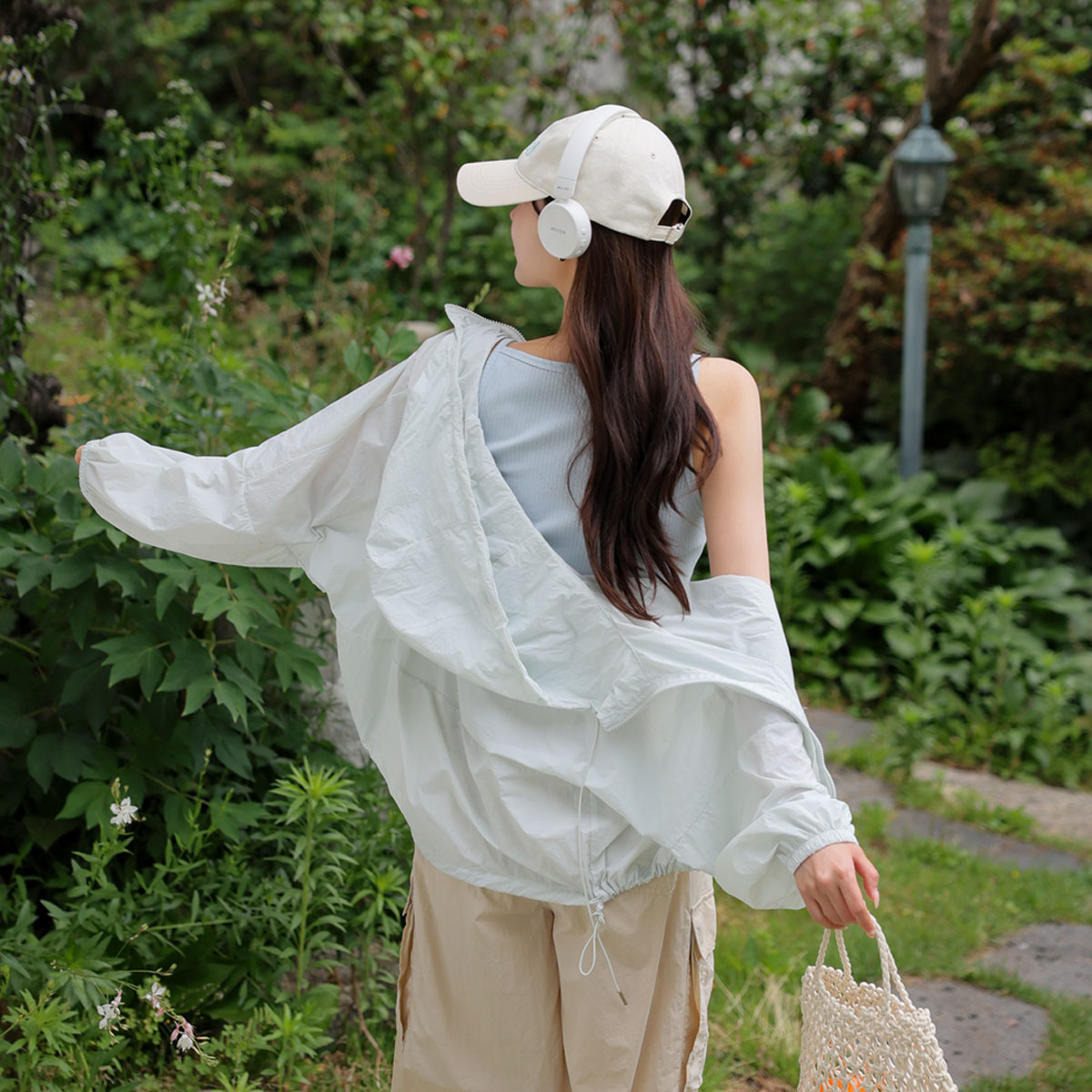 Pouch Set Cooling Windbreaker Jacket