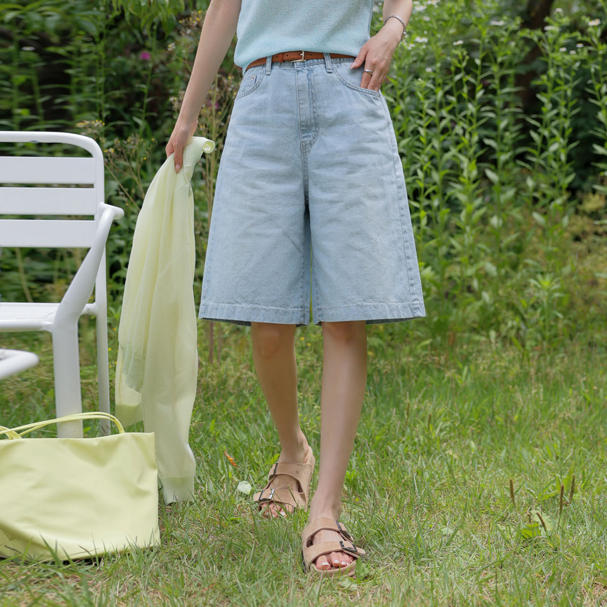 Day Hidden 5-Part Denim Pants