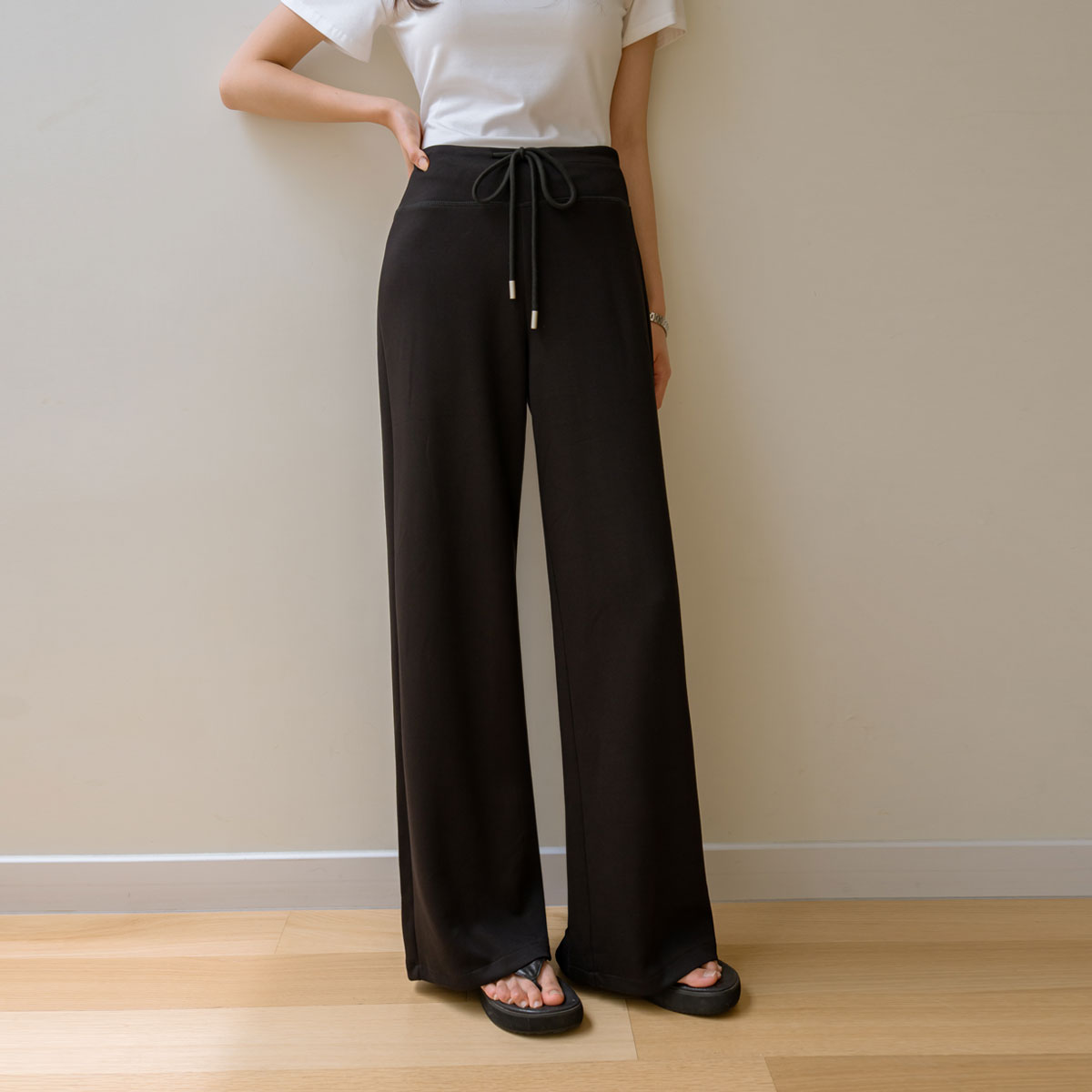 2-Type Summer Tummy Control Stretch Slacks