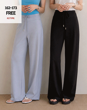 2-Type Summer Tummy Control Stretch Slacks