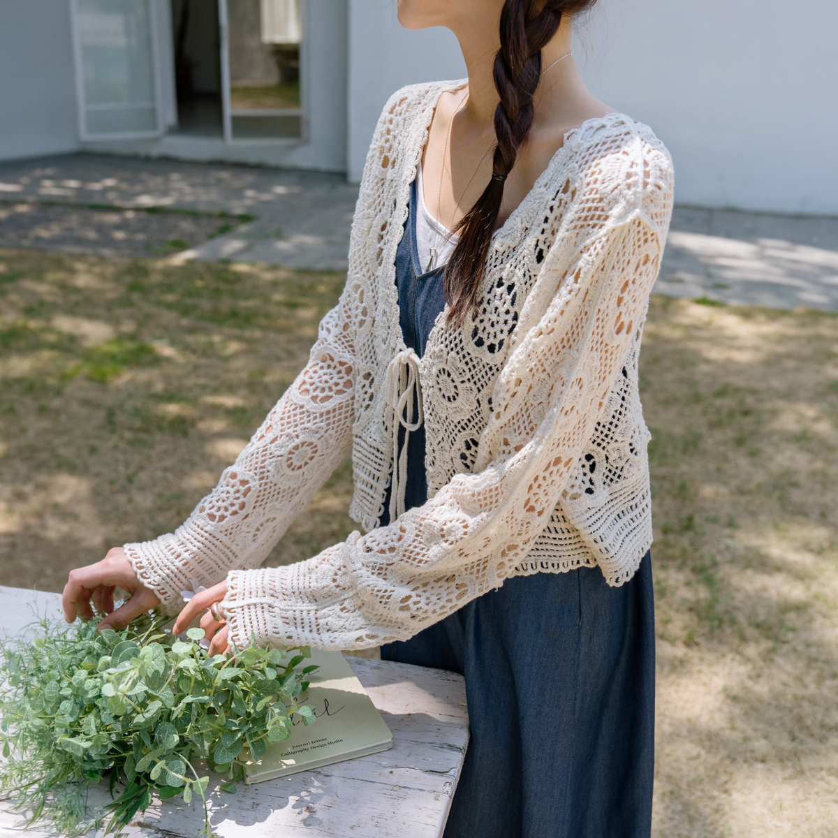 Summer Crochet Lace Cardigan