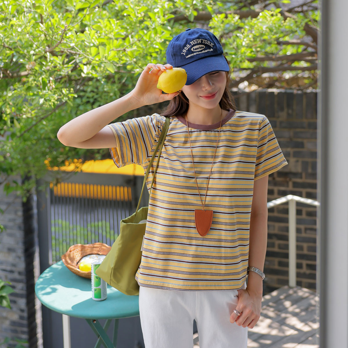 Colorpick Striped Short T-shirts