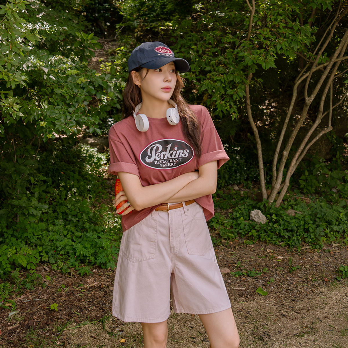 Perkin dye pigment short T-shirts
