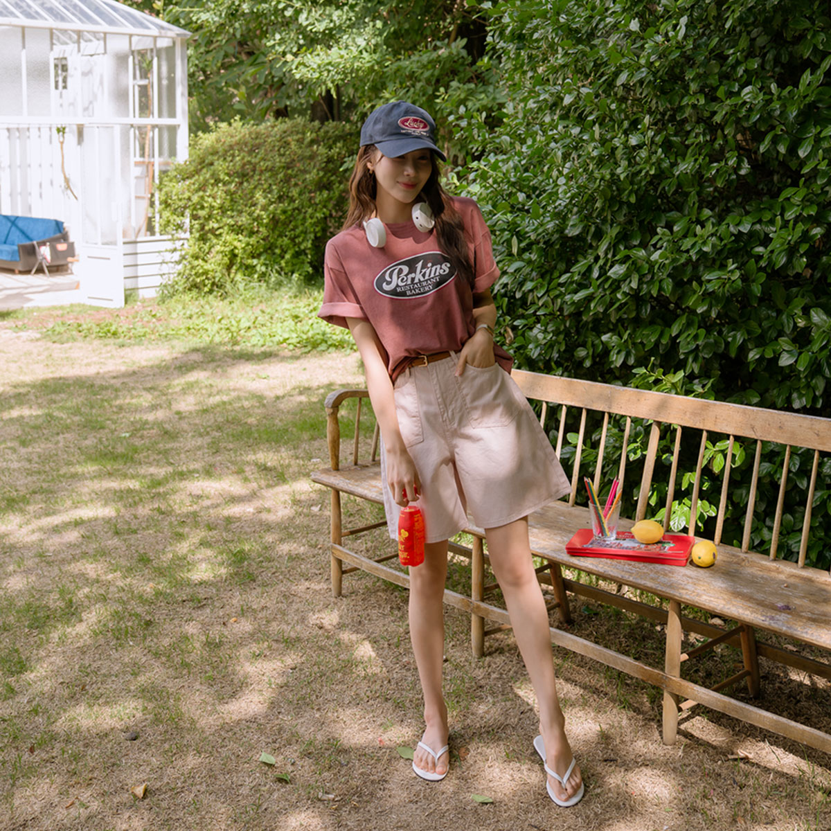 Perkin dye pigment short T-shirts