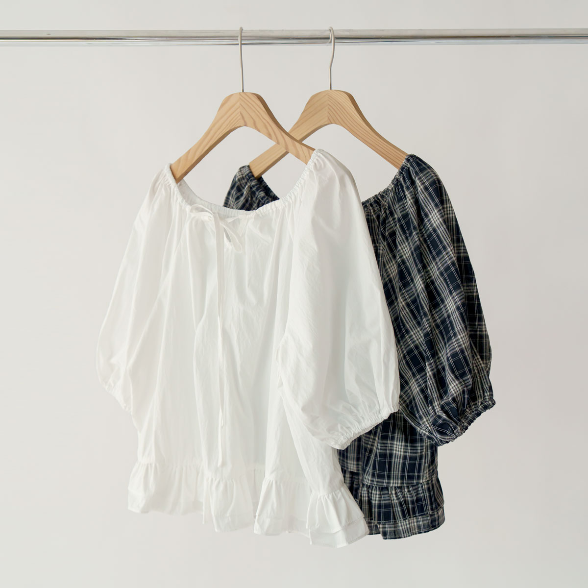 Lovely Ribbon Puff Blouse