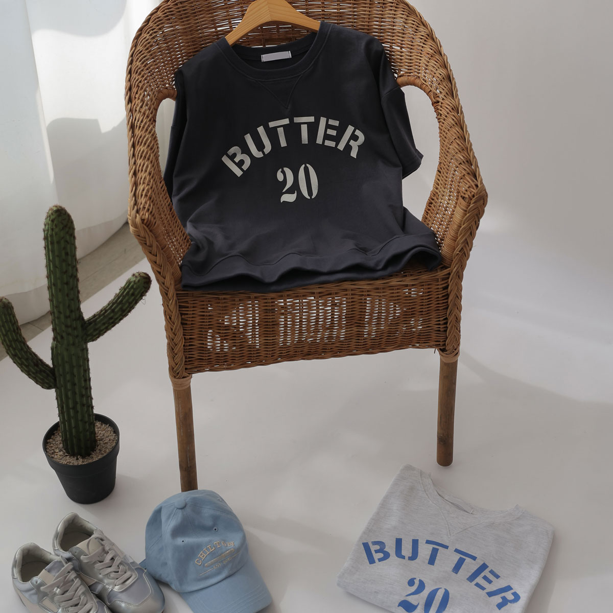 Butter Short Sleeve Sweatshirt