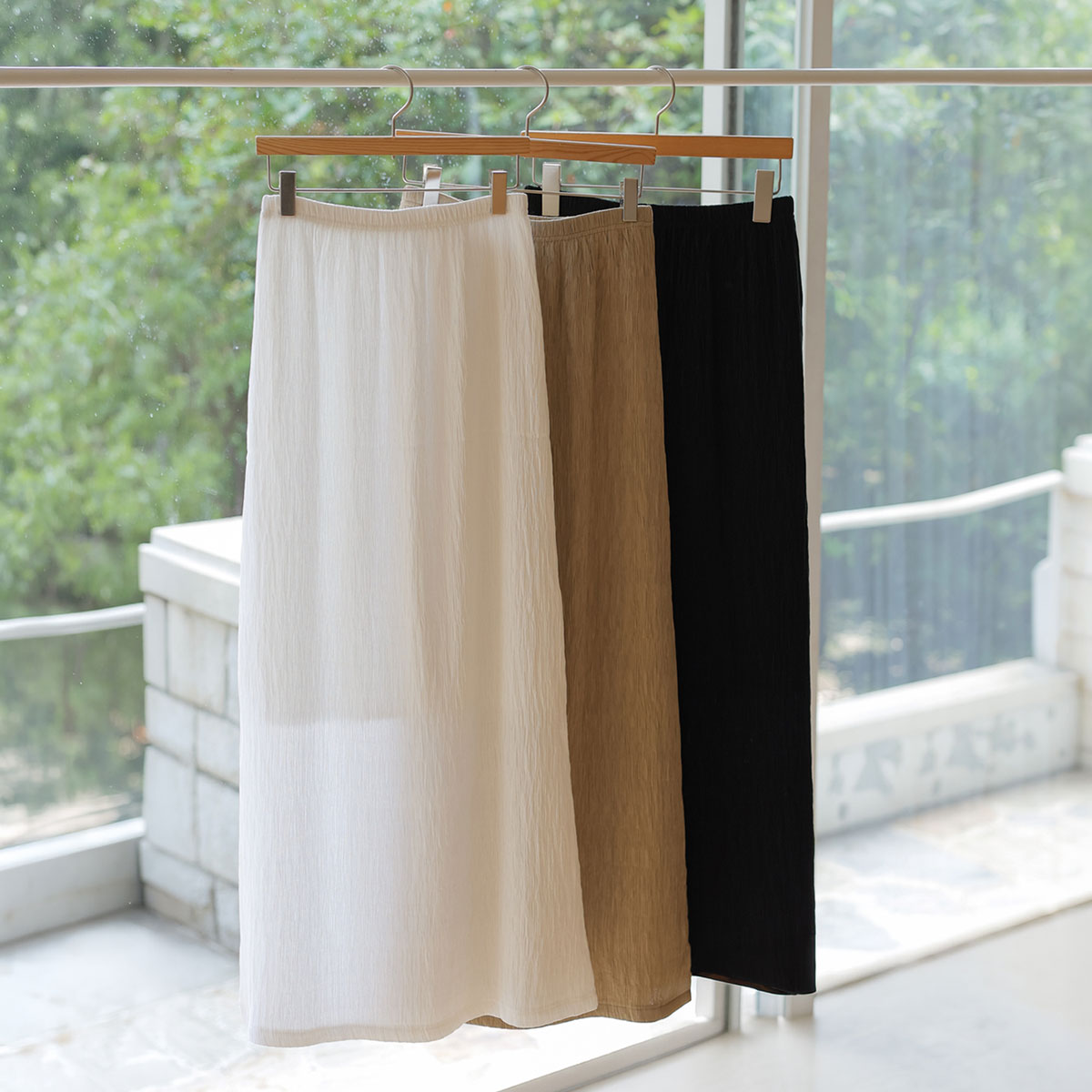 Dressy Pleats Rong skirt