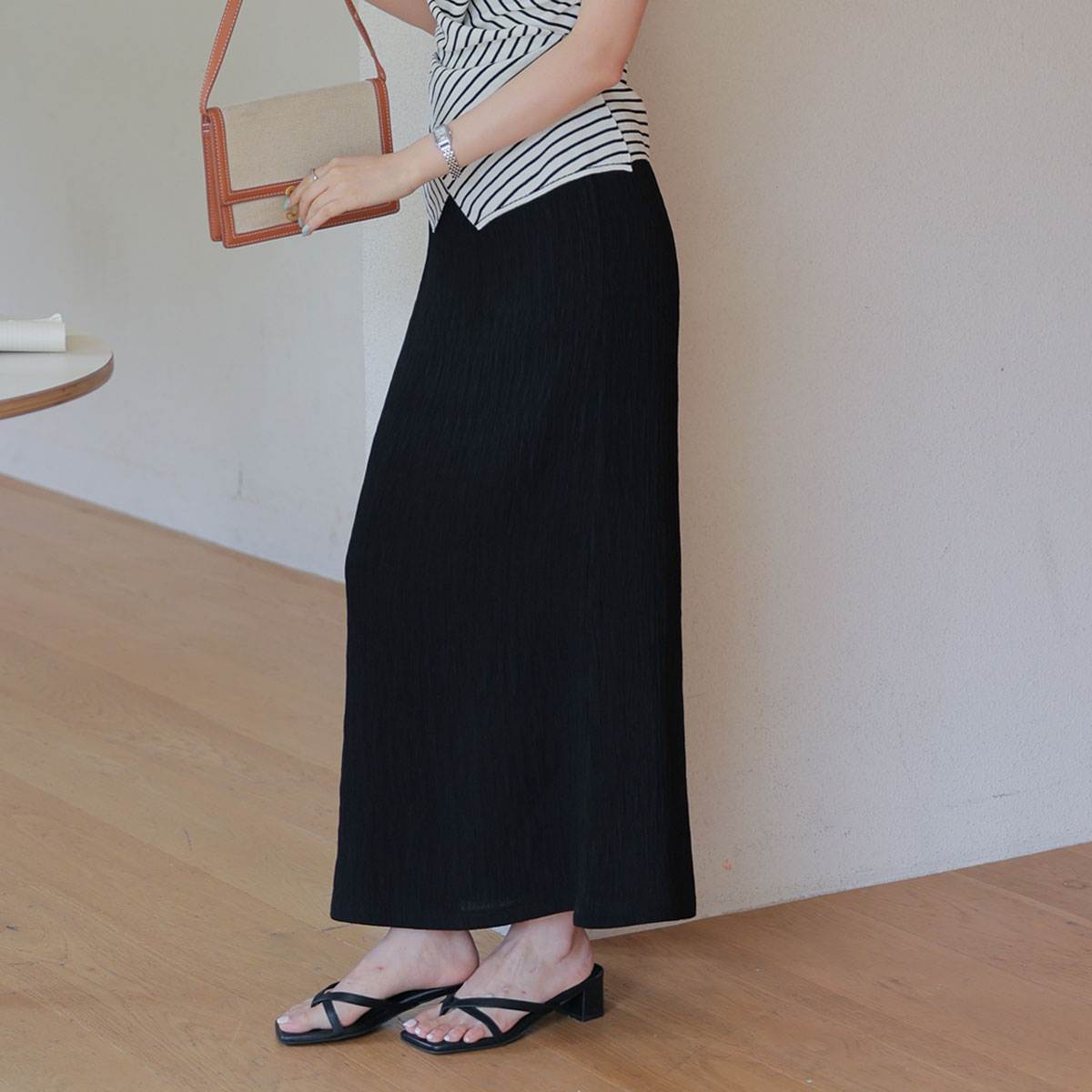 Dressy Pleats Rong skirt