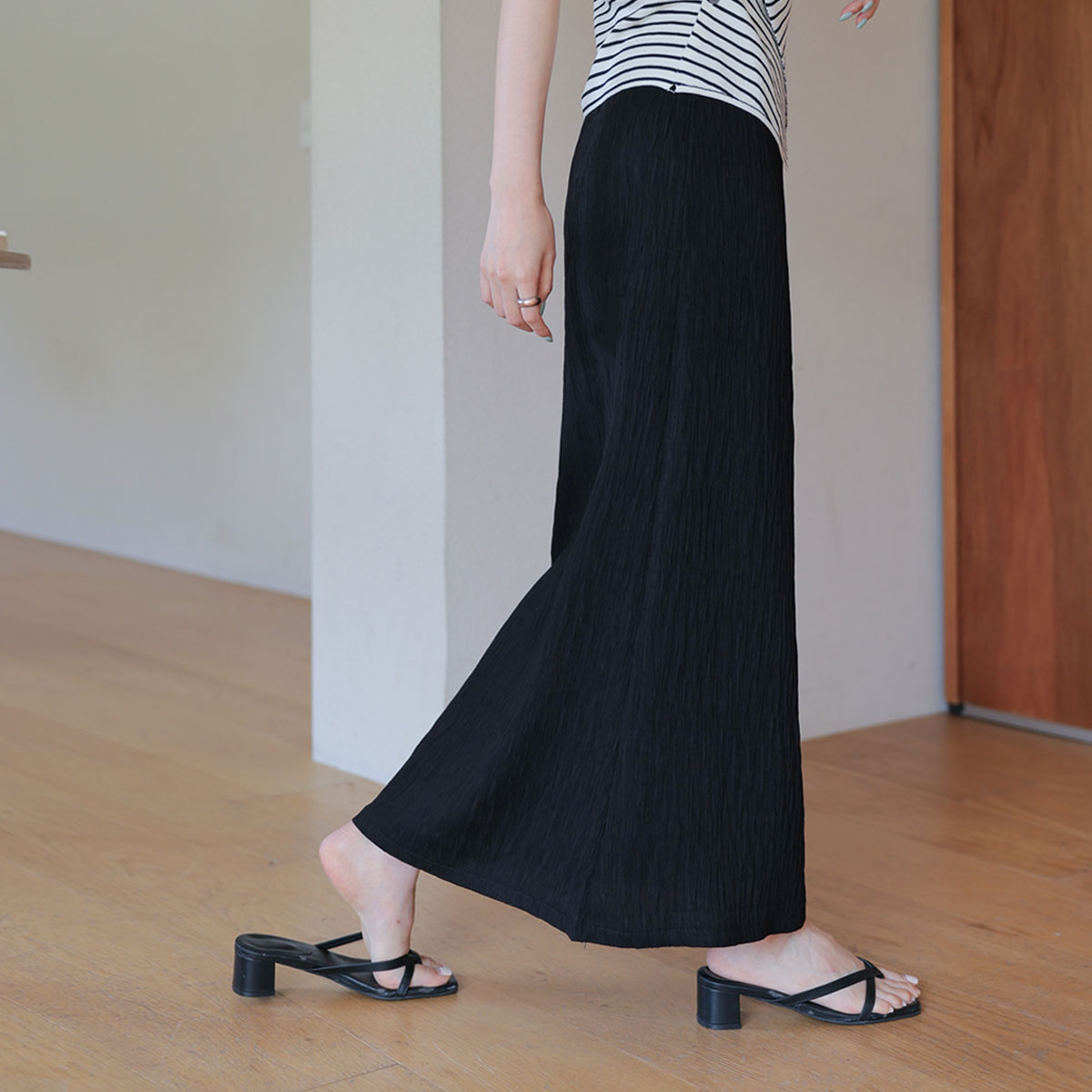 Dressy Pleats Rong skirt