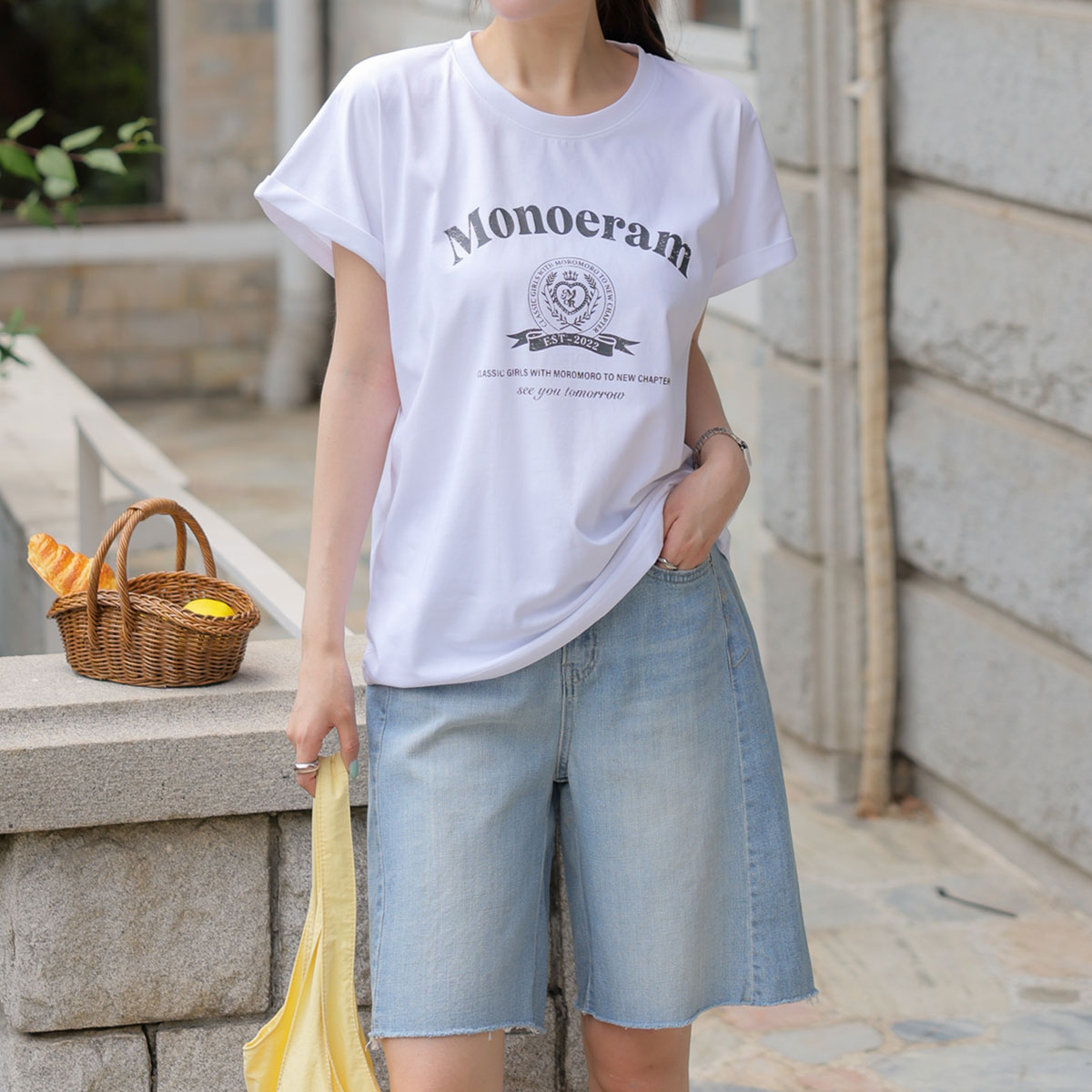 Washable Rollup Short T-shirts (Dryer Safe)