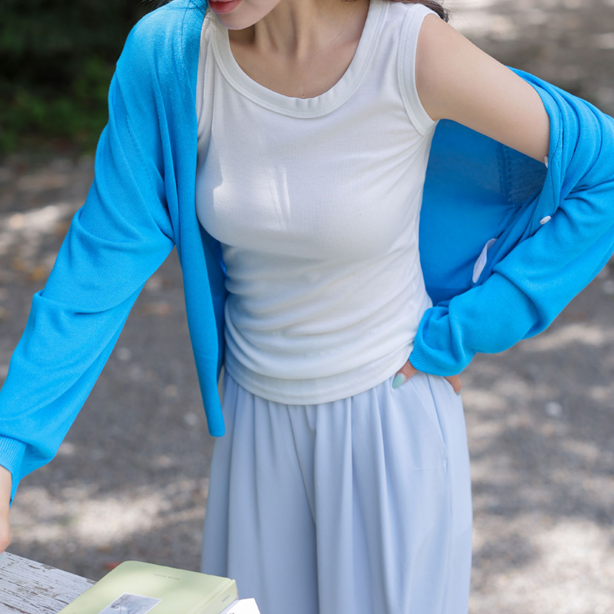 All-Day Tension Up Ribbed Sleeveless